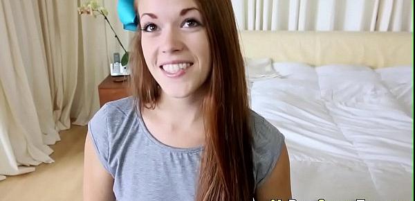  Pov teen babysitter blows